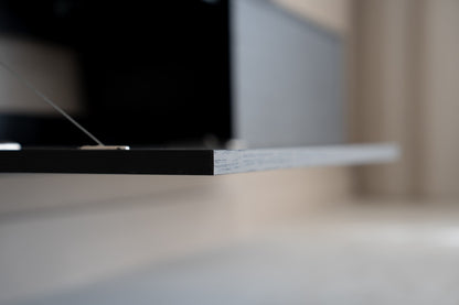 TV-meubel Johnson - Zwevend - Eiken - 3 kleppen
