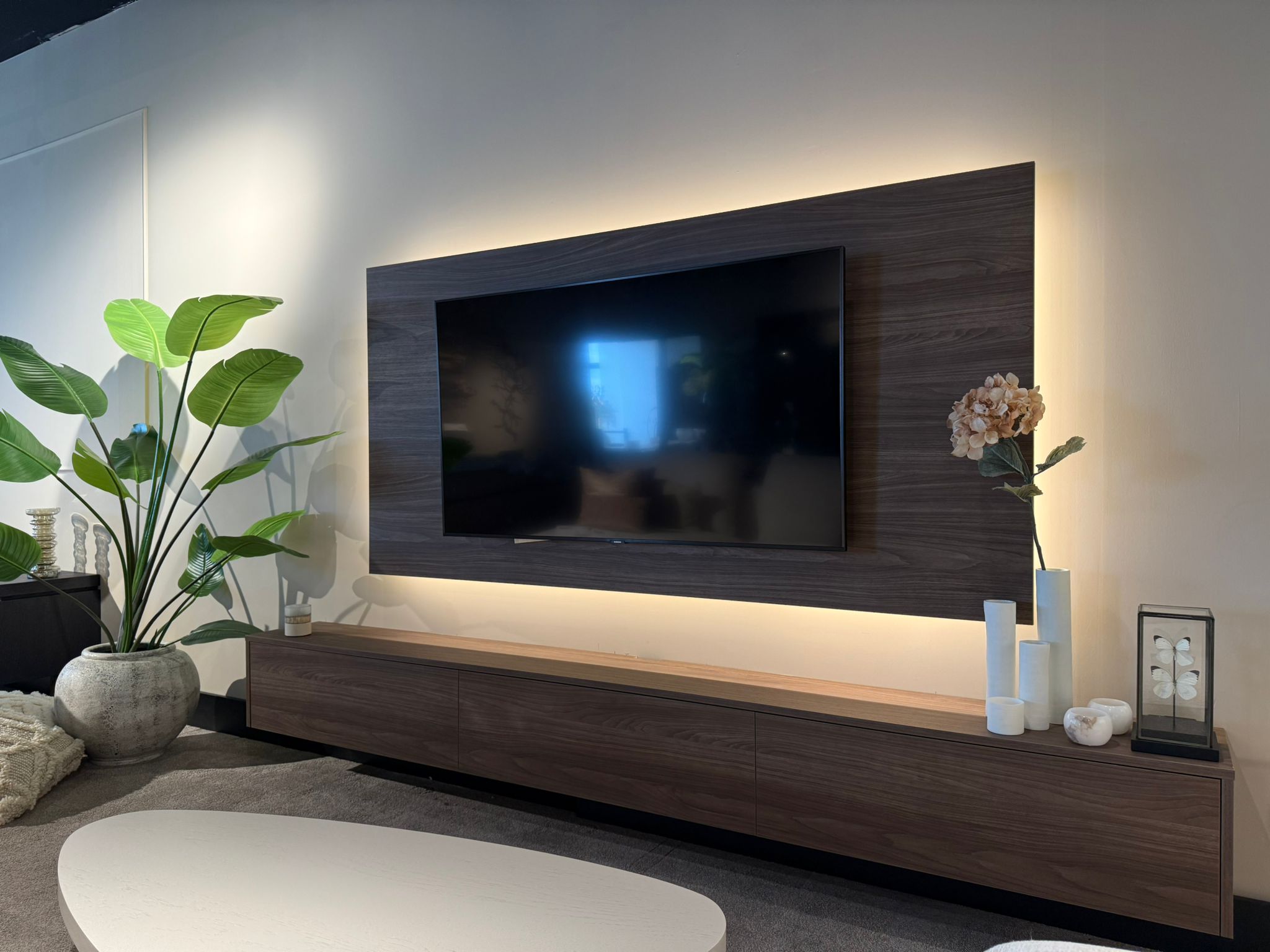 Wandpaneel Melamine Eiken - TV paneel