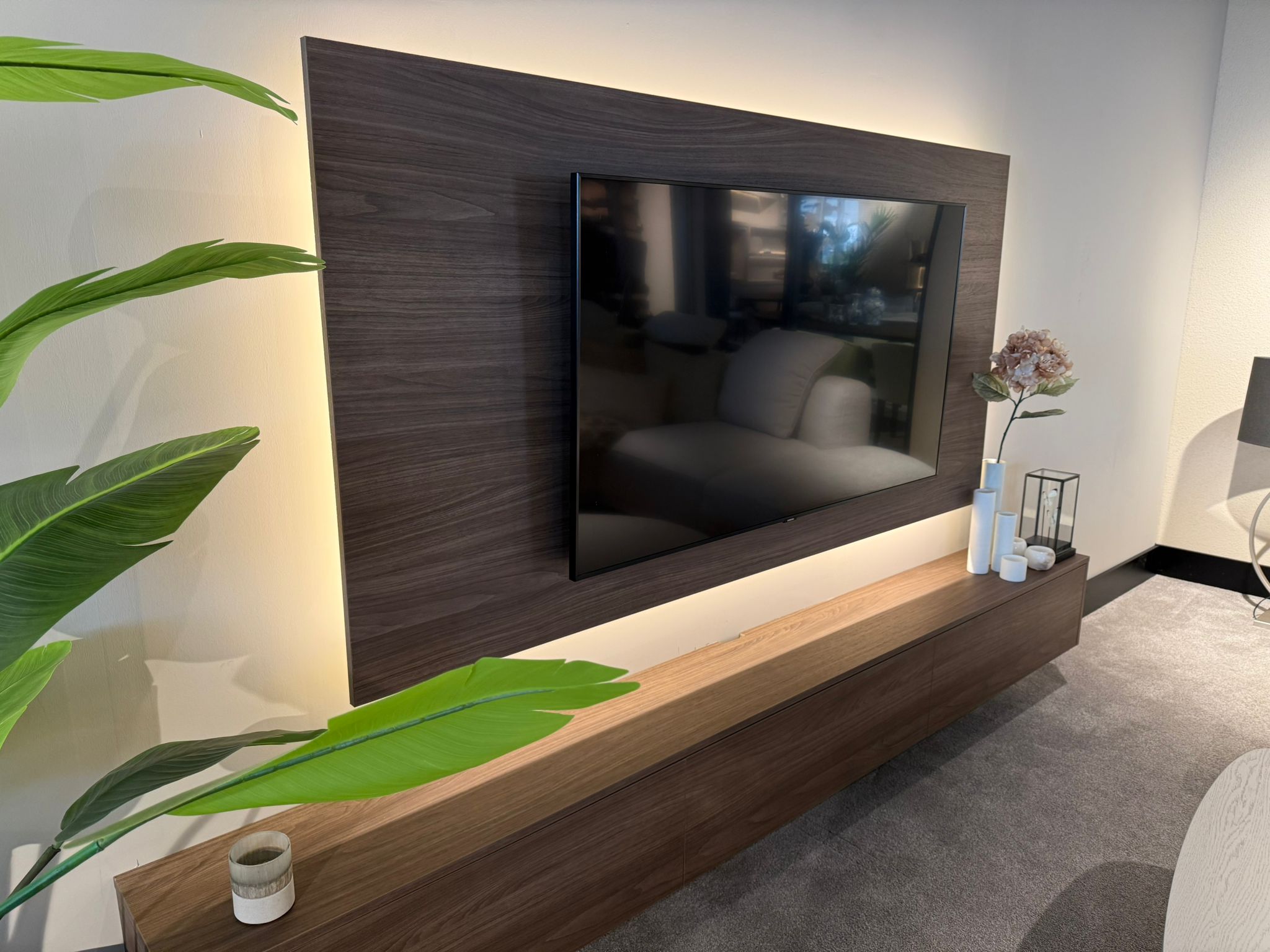 Wandpaneel Melamine Eiken - TV paneel