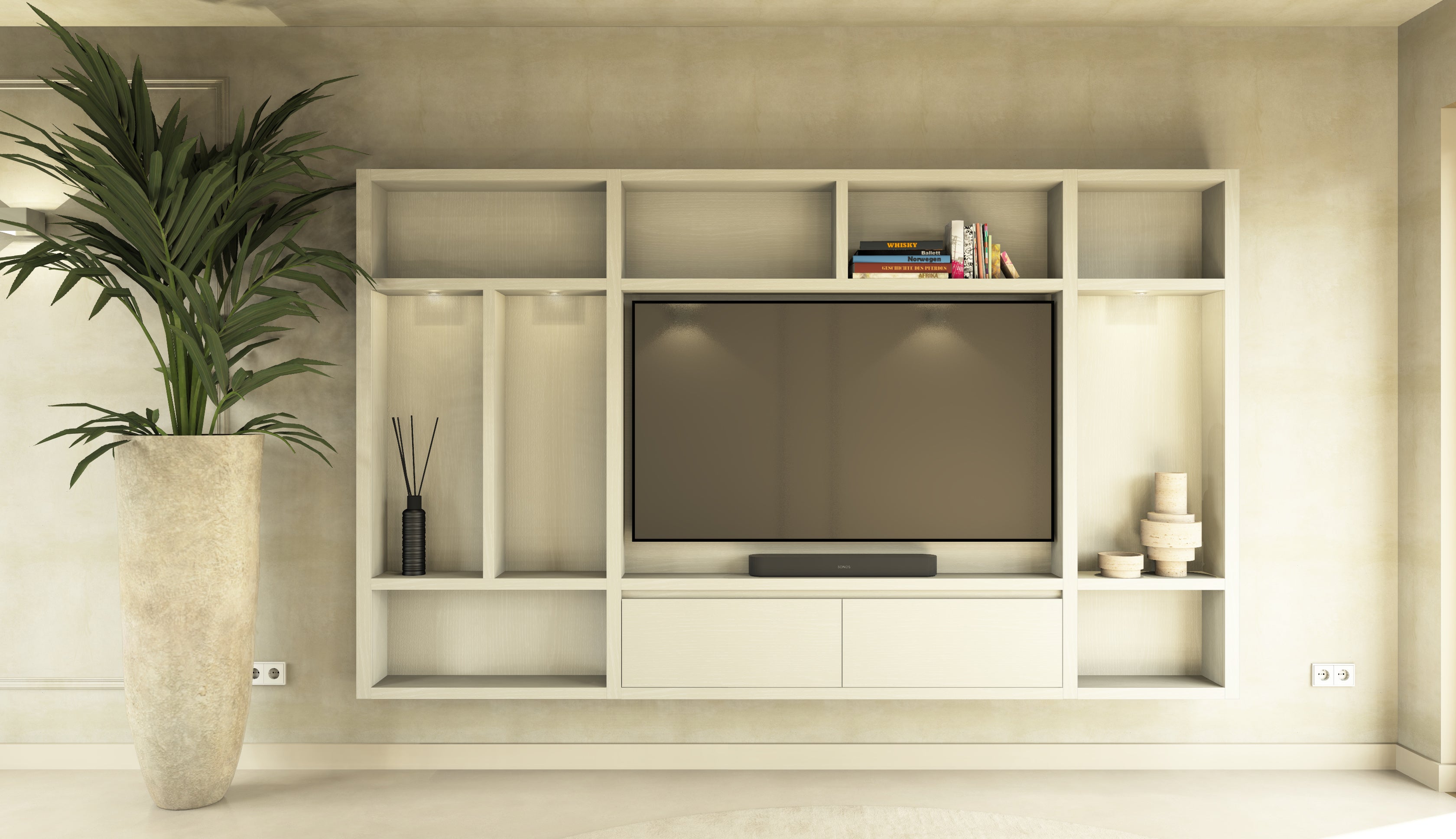 Cinewall Japandi extra large met LED verlichting