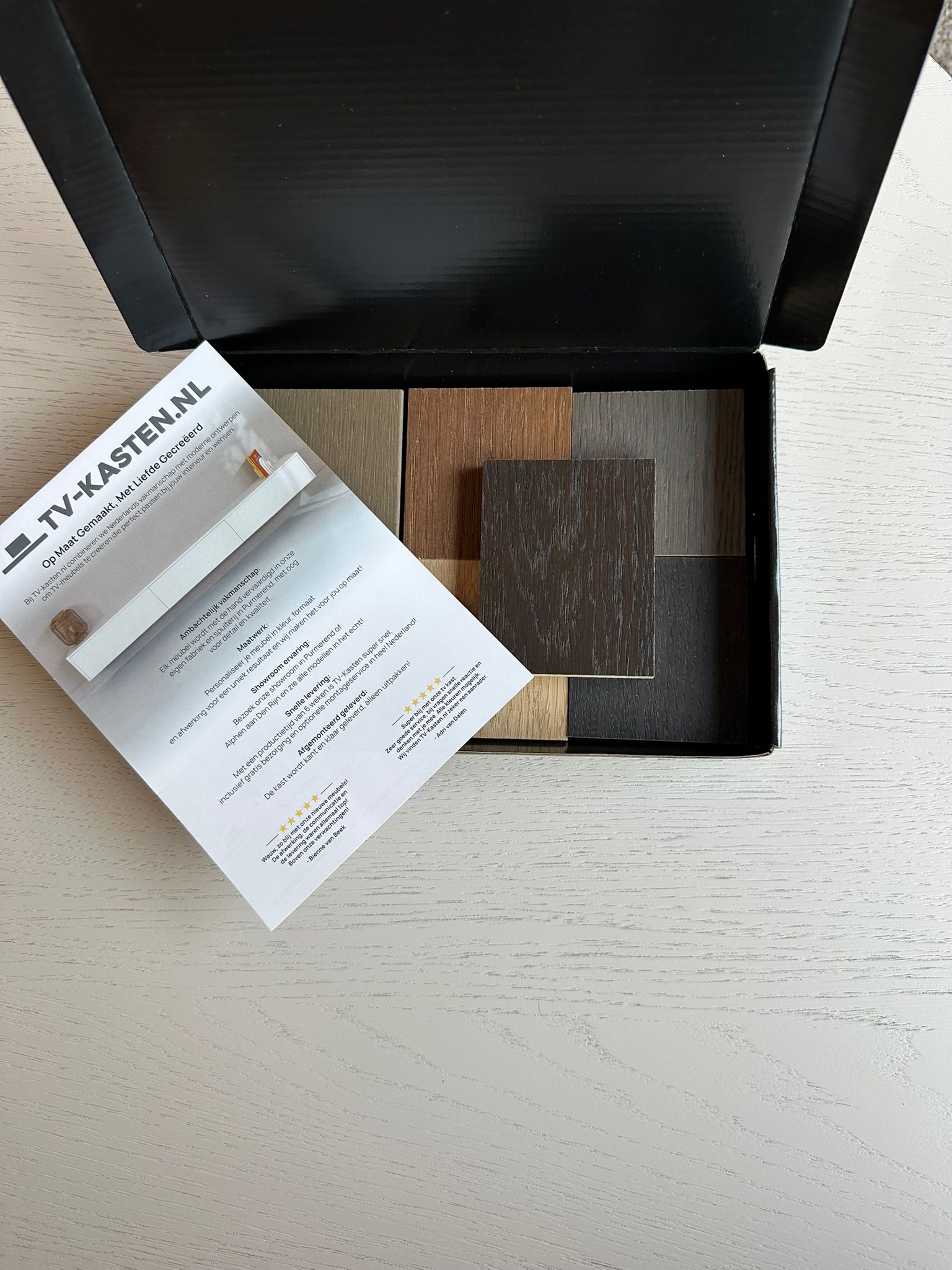Kleurstalen per stuk | Eiken fineer beits