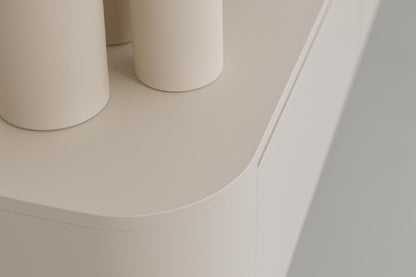 TV-meubel Runa - Zwevend - Wit - MDF - 4 kleppen