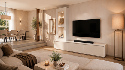 Tv meubel Mason Grand - Eiken - 3 kleppen - Chimney
