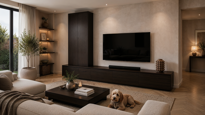 Tv meubel Mason Royal - Eiken - 4 kleppen - Chimney