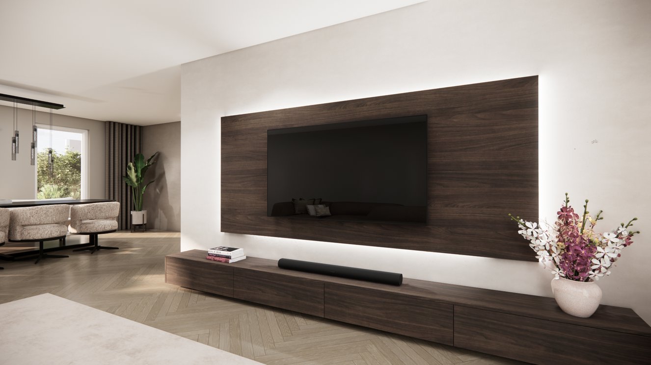 Wandpaneel Melamine Eiken - TV paneel