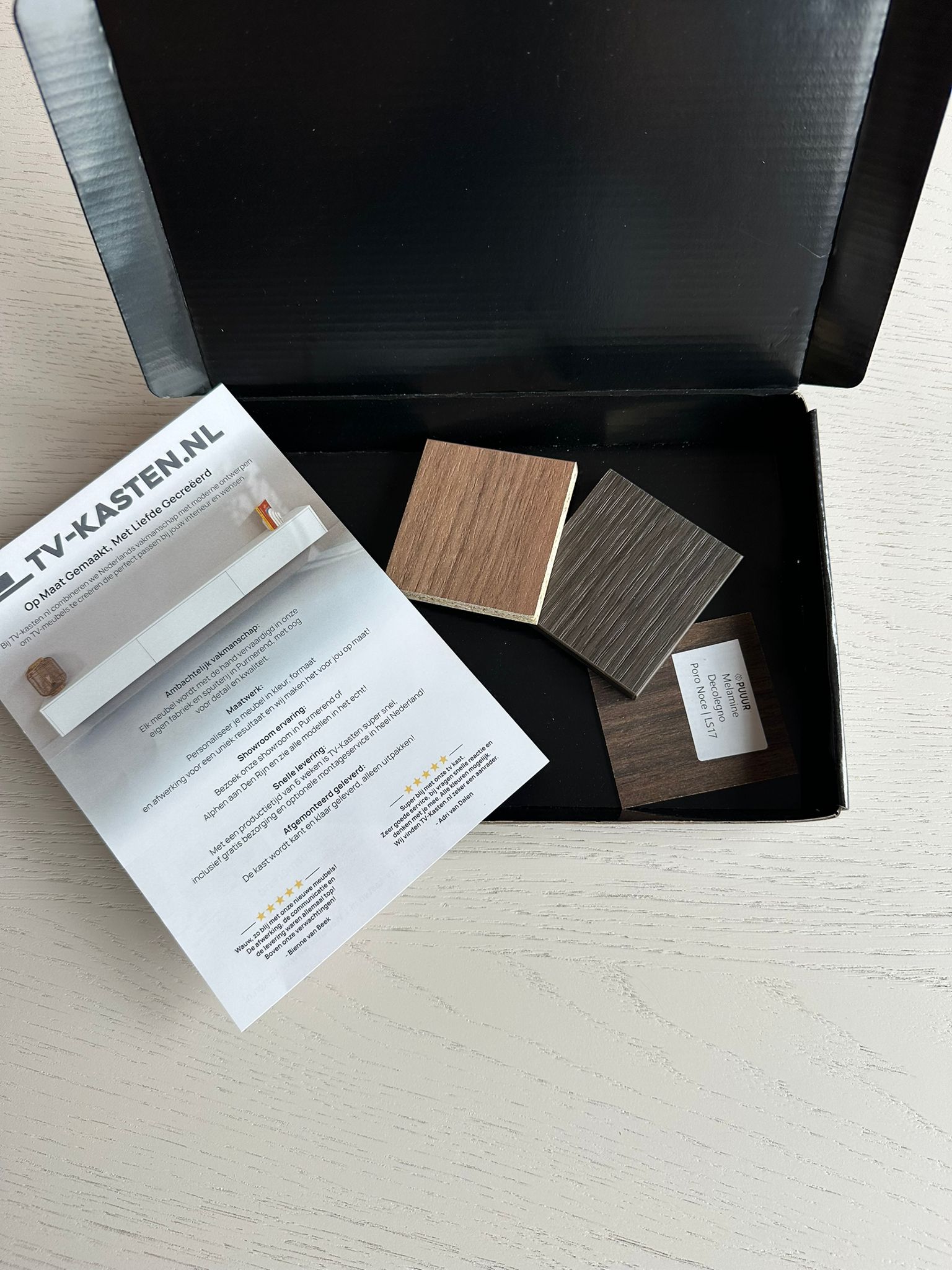 Kleurstalen per stuk | Melamine eiken look