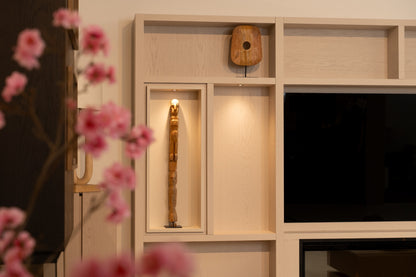 Cinewall Como - Zwevend - Eiken - Elektrische Haard - 50 Inch