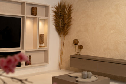 Cinewall Como - Zwevend - Eiken - Elektrische Haard - 50 Inch