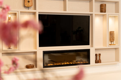 Cinewall Como - Zwevend - Eiken - Elektrische Haard - 50 Inch