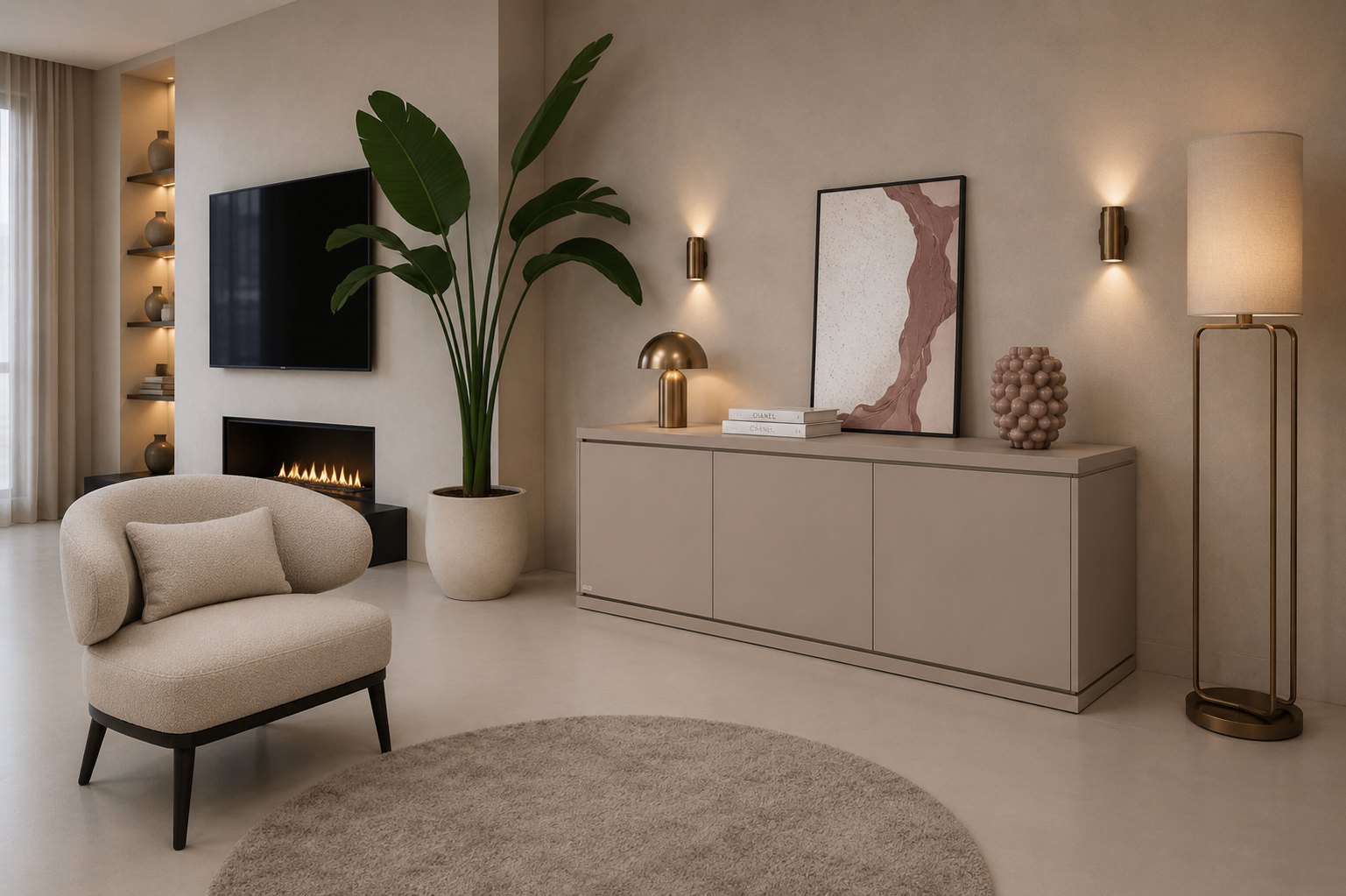Dressoir Rockefeller - Staand - MDF - 3 Deurs