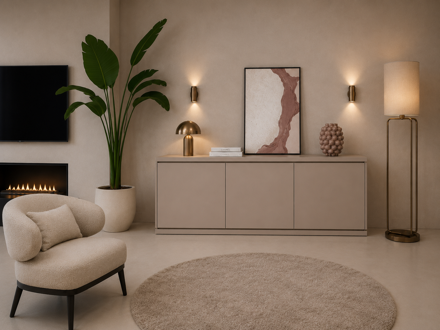 Dressoir Rockefeller - Staand - MDF - 3 Deurs