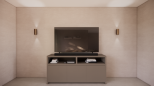 Oscar | Staand Tv-dressoir | MDF | Scandinavisch Design | 3 Deuren | 120 – 180 cm